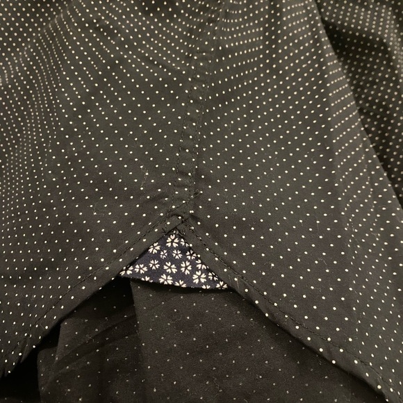 Denim & Flower Slim Fit Navy Blue Shirt - Picture 6 of 11